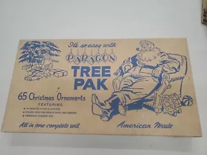 Paragon Vintage Albero Pak Decorazione Albero di Natale Set 65 Pezzi Scatola Originale Immacolata - Foto 1 di 19