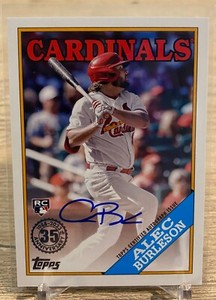 2023 Topps Series Two Alec Burleson RC Rookie 1988 Auto 