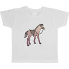 'Horse With Saddle & Bridle' Children's / Kid's Cotton T-Shirts (TS020926)