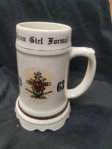 Musical Beer Stein/Mug - Pi Kappa Alpha - Dream Girl Formal 1963 - Picture 1 of 4
