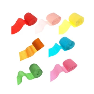 7 Pcs Crepe Paper Pull Flower Decorative for Party Toddler Child - Picture 1 of 12