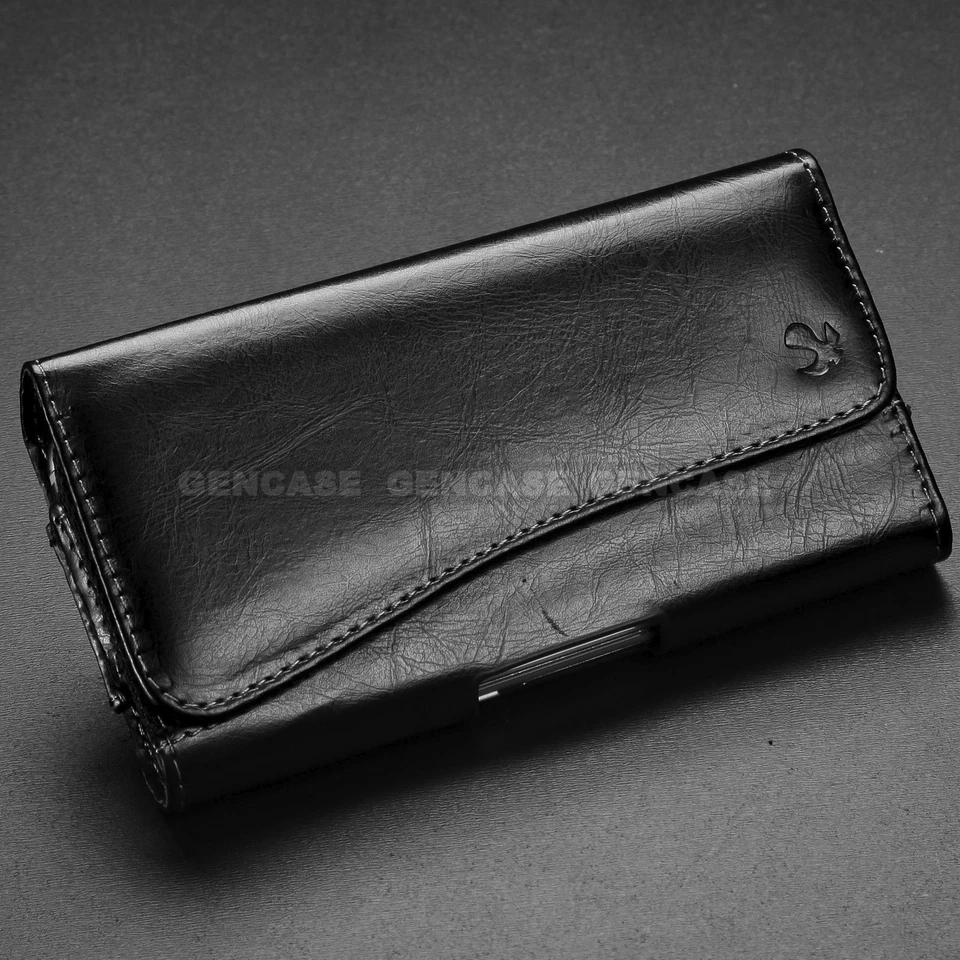 Horizontal Holster Clip Galaxy S8 S9 S10+ iPhone 11 Pro XS Max 7 8+ Pouch Case - Image 1 of 4