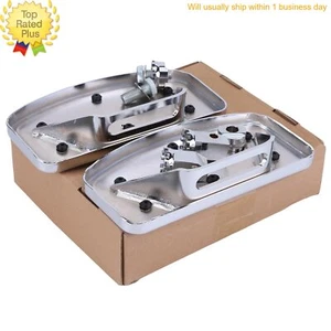 For Shadow Spirit 1100 750 Metal Anti-slip Motorcycle Rear Foot Pegs Steel - Picture 1 of 22