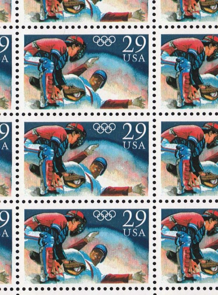 SCOTT 2619   OLYMPIC BASEBALL 29 CENT M NH FULL SHEET OF 50 - Image 1 of 1