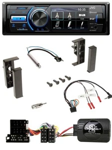 JVC Bluetooth Lenkrad USB DAB Autoradio für Audi A2 A3 A4 A6 1999-2000 - Bild 1 von 12