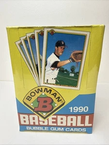 Bowman 1990 Baseball Kaugummi Karten - 36 Stück/Box - Factory-Sealed! - Bild 1 von 6