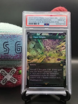Esper Origins | Summon: Esper Maduin (Borderless Foil) #370 Final Fantasy PSA 10 - Image 1 of 4