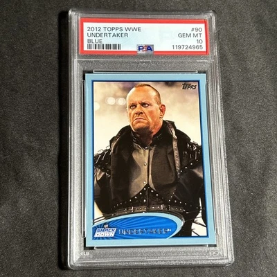 Enterrador Topps WWE 2012 #90 azul Foto 1 de 2