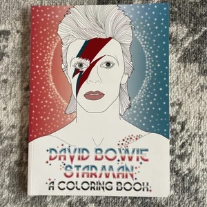 David Bowie Starman, Laura Coulman Coloring Book Plexus Books - Picture 1 of 7