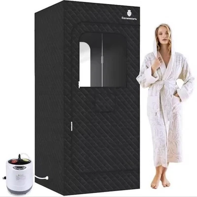 Caixa de sauna a vapor portátil, saunas a vapor Oxford de algodão pesado spa, sauna de corpo inteiro - Imagem 1 de 4