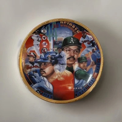 1993 Reggie Jackson “Mr. October” Collector Plate Sports Impressions MLB ⚾🏆 - Image 1 of 3