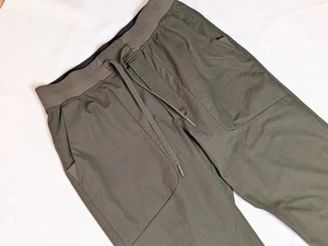 Lululemon Pants Mens Medium Green ABC Jogger Tapered Drawstring Pocket Athletic - Picture 1 of 6