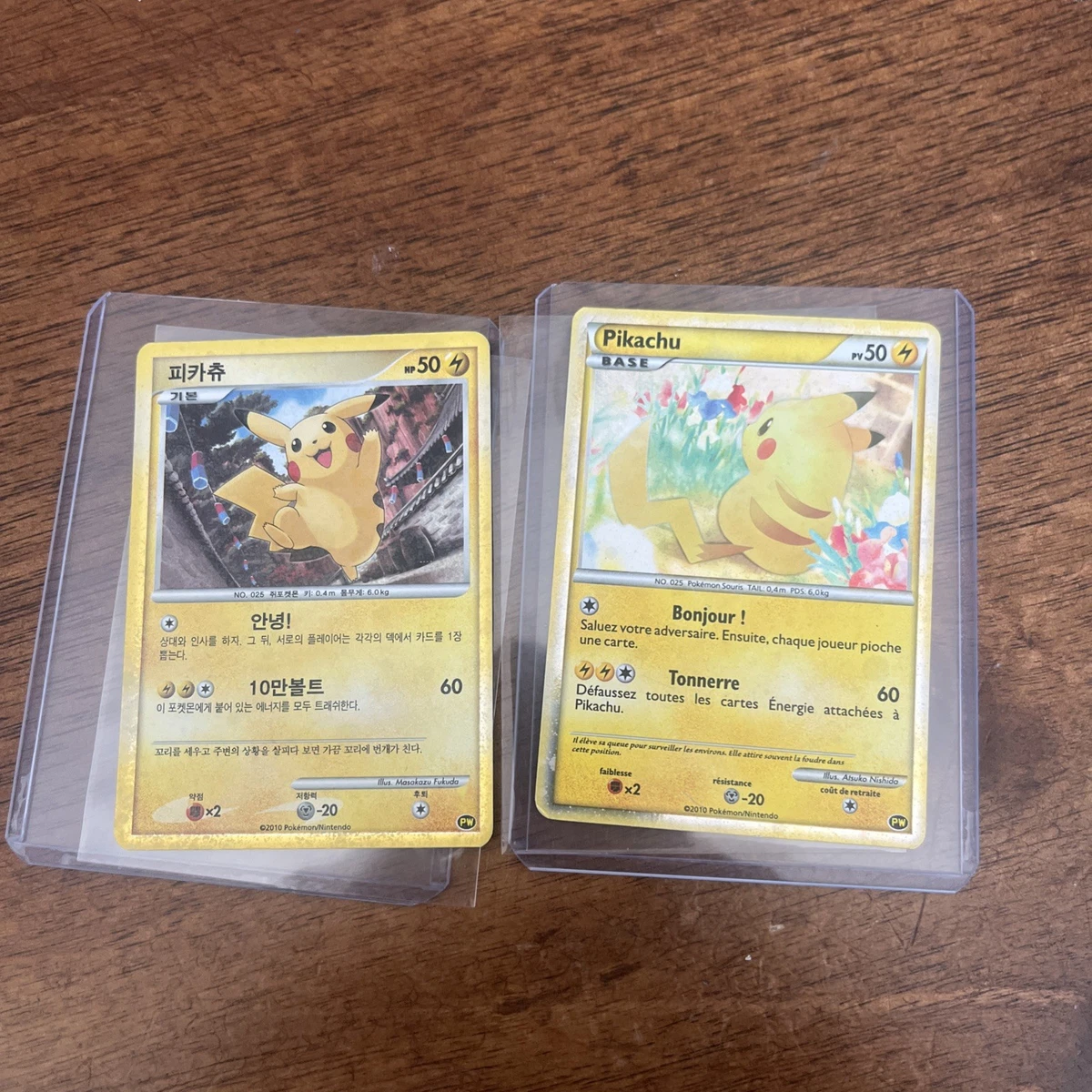 Pikachu Pokémon TCG Individual Collectible Card Game Cards in