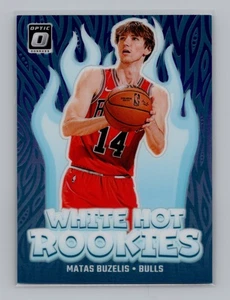 Holograma Donruss Optic #10 Matas Buzelis RC 2024-25 White Hot Rookies Purple Bulls - Imagen 1 de 2
