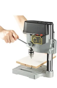 Prensa de taladro de sobremesa de 3 velocidades, máquina de perforación de madera de banco eléctrico para crear hágalo usted mismo - Imagen 1 de 4