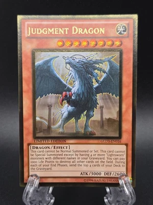 Judgment Dragon GLD3-EN016 YuGiOh Gold Series 3 Gold Rare 2010 - Image 1 of 2