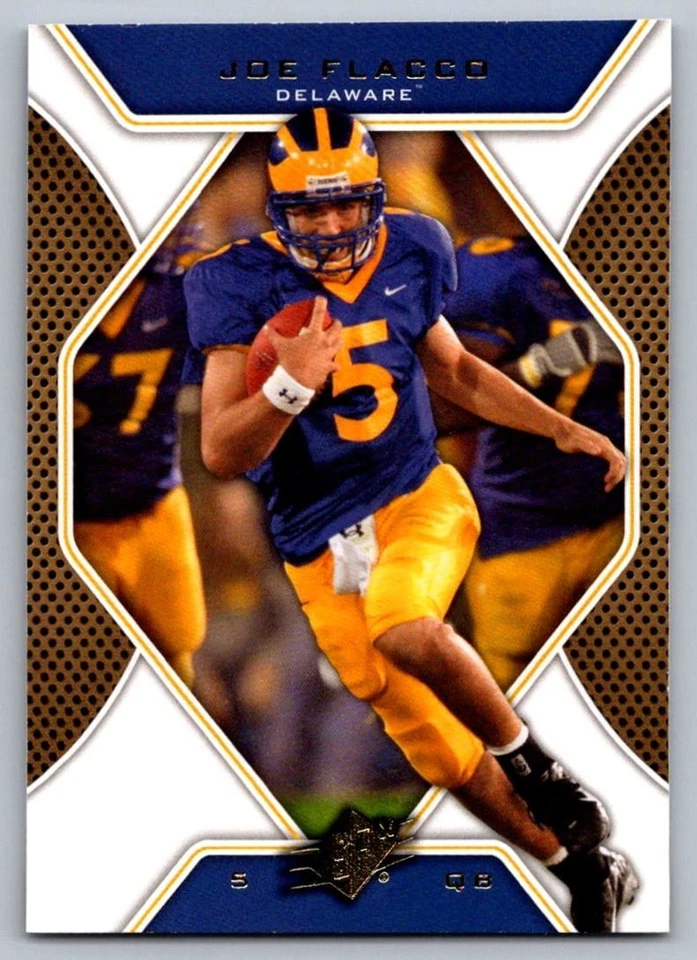 2010 SPx Joe Flacco Delaware Fightin' Blue Hens #63 - Image 1 of 2