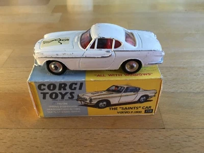 Corgi Volvo P1800( The Saint Car ) model No 258  c 1965/68 with box - Image 1 of 4