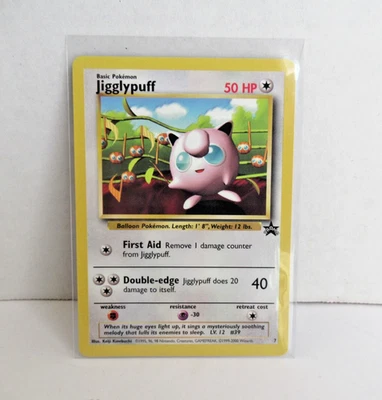 Pokémon TCG Jigglypuff Wizards Black Star Promo 7 Regular - Image 1 of 2