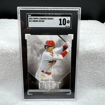 2022 Topps X Wander Franco BEST & BRIGHTEST #11 SHOHEI OHTANI SGC GEM MINT 10  - Image 1 of 4