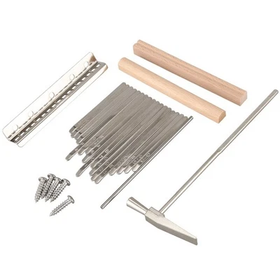 17 Tasten Kalimba Daumen Finger Klavier DIY Tasten + BrüCke + Stimm Hammer 3233 - Bild 1 von 4