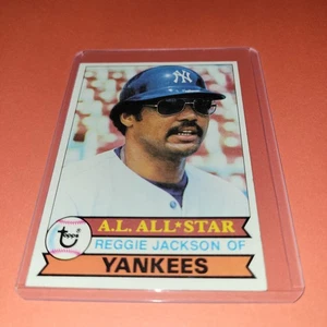 1979 Topps Baseballkarte Reggie Jackson HOF New York Yankees # 700 nicht bewertet  - Bild 1 von 5