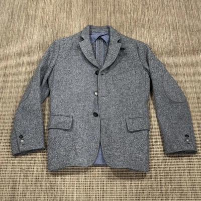 Monitaly Wool Jacket Coat Blazer Metal Buttons Made In USA! Excellent Condition - Image 1 of 4