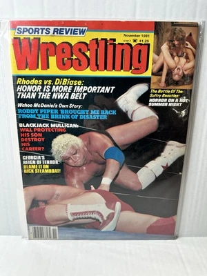 Sports Review Wrestling Mag Dusty Rhodes & Ted Dibiase November 1981 Foto 1 de 4