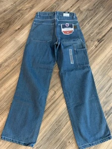 Vtg Big Bill Carpenter Jeans 28/32 White Stitching NWT NOS - Picture 1 of 9