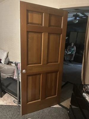 "Puertas de madera maciza dura de 2-36"" hechas en la década de 1930" Foto 1 de 2