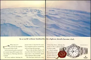 ROLEX Explorer Unreal White World Original 1996 Vintage Print Ad 2 Pages!! - Picture 1 of 1