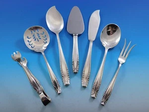 Stradivari by Wallace Sterling Silver Essential Serving Set Small 7-piece - Picture 1 of 3