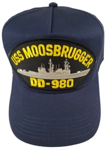 USS Moosbrugger DD-980 Ship HAT. Navy Blue. Veteran Family-Owned Business - Picture 1 of 1