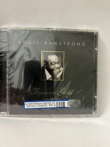 Louis Armstrong Forever Gold Trumpet St. Clair Vintage Recording New - Picture 1 of 2