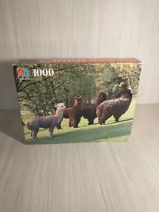 Vintage versiegelt 1993 Milton Bradley Natur Alpakas 1000-teiliges Puzzle - Bild 1 von 6