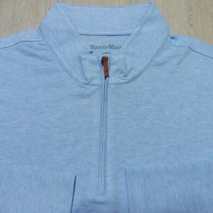 MIZZEN & MAIN Hombres XL JERSEY KPI CUARTO CREMALLERA ACIANO RENDIMIENTO GOLF 1/4 - Imagen 1 de 17