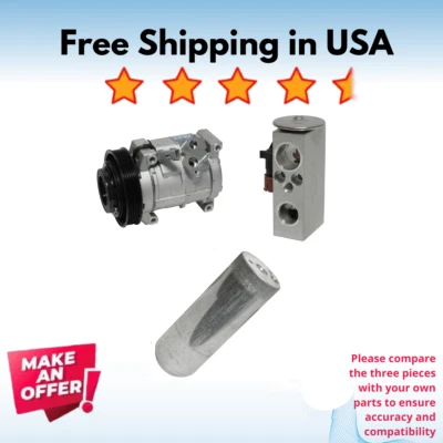 Kit Compresor A/C Fit Chrysler Voyager 2001-2003, Dodge Caravan 2001-2004 Foto 1 de 4