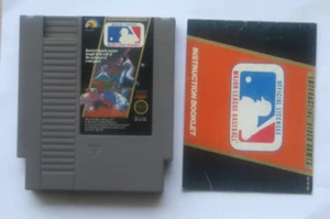 Major League Baseball mit Handbuch Nintendo Entertainment System 1988) NES GETESTET - Bild 1 von 3