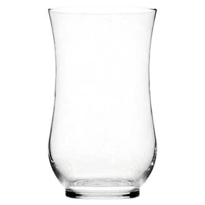 Mainstays 11" Decorative Clear Curved Glass Hurricane Pillar Candle Holder - Picture 1 of 6