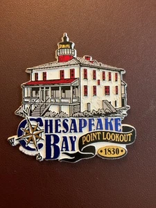 Chesapeake Bay Point Lookout 1830 Lighthouse Refrigerator Magnet - Picture 1 of 2