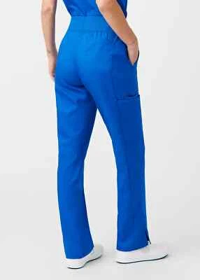 Landau Proflex Women's Cargo Scrub Pants Medium NEW Royal Blue - Imagem 1 de 3