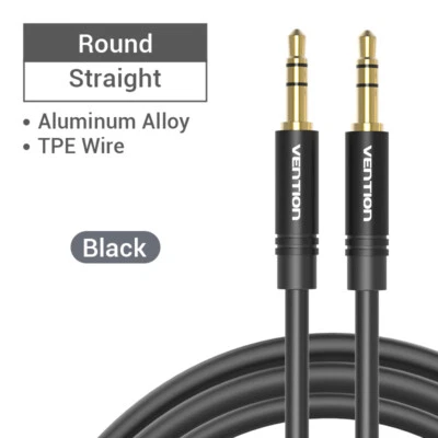 Aux Cable for Car Headphone Audio Cord 3.5mm Jack Stereo PC Car Male 0.3m to 5m - Image 1 of 4