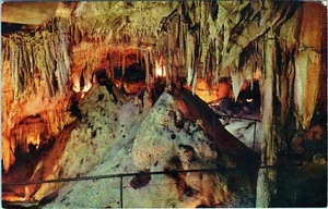 Onyx Kammer Mammuthöhle Postkarte Mammuthöhle KY nach Ohio 1966 verschickt - Bild 1 von 2