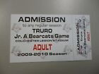 Ticket Stub Truro Bearcats 2009/10