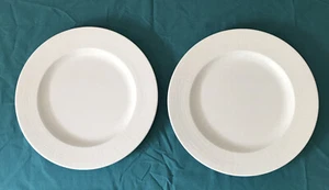 2 Fortessa Bone China Dinner Plates Serving Plates “Tela” High End 31cm Dia - Picture 1 of 5