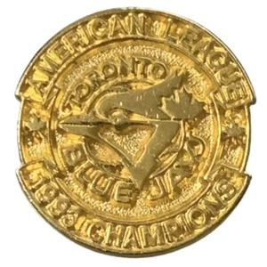 1993 MLB Toronto Blue Jays American League Champions Gold Tone Souvenir Pin - Picture 1 of 2