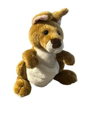 Ganz Webkinz 9” Kangaroo HM180 Brown Plush Stuffed Animal No Code - Image 1 of 3