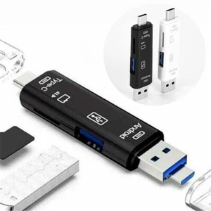Card Reader 2.0&3.0 Adapter Phone SD Android Tablet PC USB Micro USB OTG - Picture 1 of 13