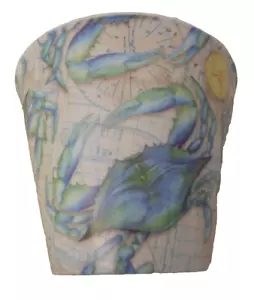 NEU Melamin BLAUE KRABBE Muschel EIMER Küste Strand SOMMER Muschel Backen - Bild 1 von 3