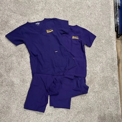Landau ECU Scrubs XS Púrpura - 2 Prendas para el torso XS, 2 Pantalones Pequeños Foto 1 de 4